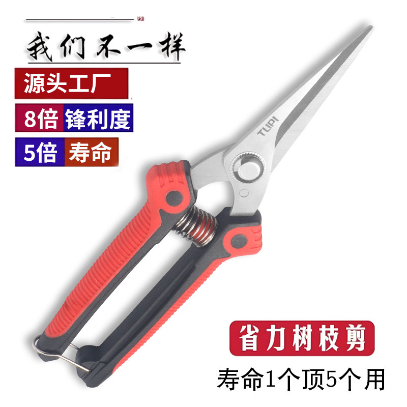 德国进口果树修枝剪刀不锈钢家用