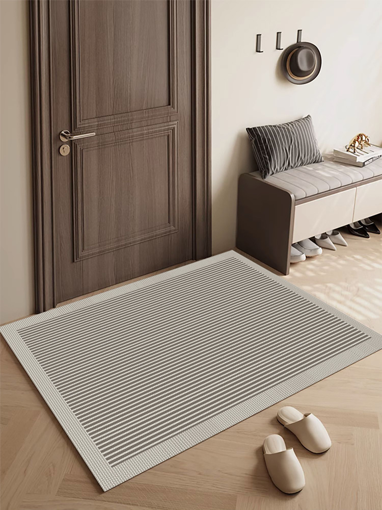 超薄不粘1mm门垫可切割Pvc免洗入口门地垫皮革入口脚垫换鞋垫