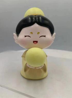 玻璃钢吉祥物雕塑定制卡通IP人物公司形象企业logo公仔彩绘小摆件