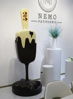 户外仿真奶茶杯模型玻璃钢雕塑商场奶茶店铺开业装饰定制大型摆件