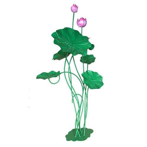 铁艺荷花金属雕塑庭院水景落地摆件酒店户外水池不锈钢荷叶装饰品,家居饰品,落地摆件,淘宝优惠券,粉丝福利购,淘宝优惠卷