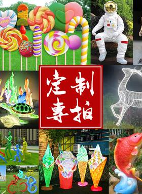 仿真面包模型门头装饰蛋糕烘焙店招牌发光灯箱定制玻璃钢大型雕塑