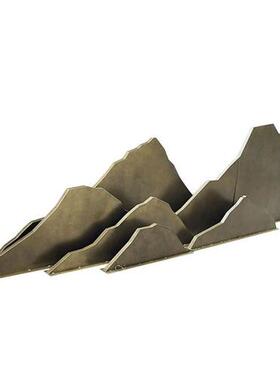 不锈钢假山石片雕塑铁艺金属水景观园林户外庭院背景装饰摆件定制