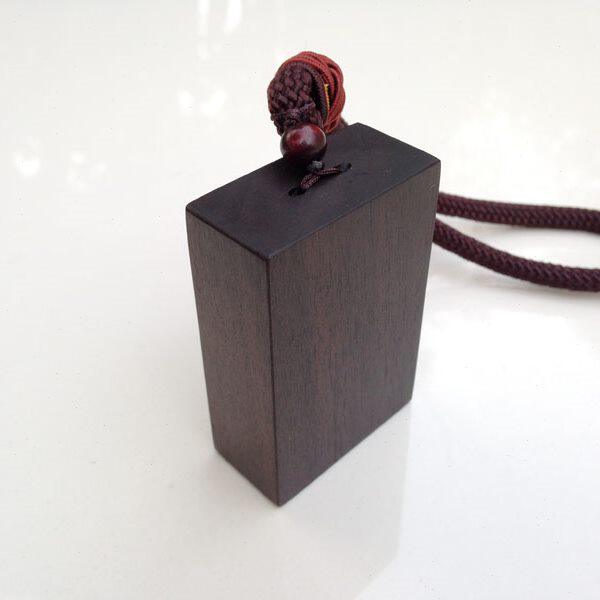 金丝楠乌木麻柳无事牌 把玩把件吊坠挂件木雕佛珠木料