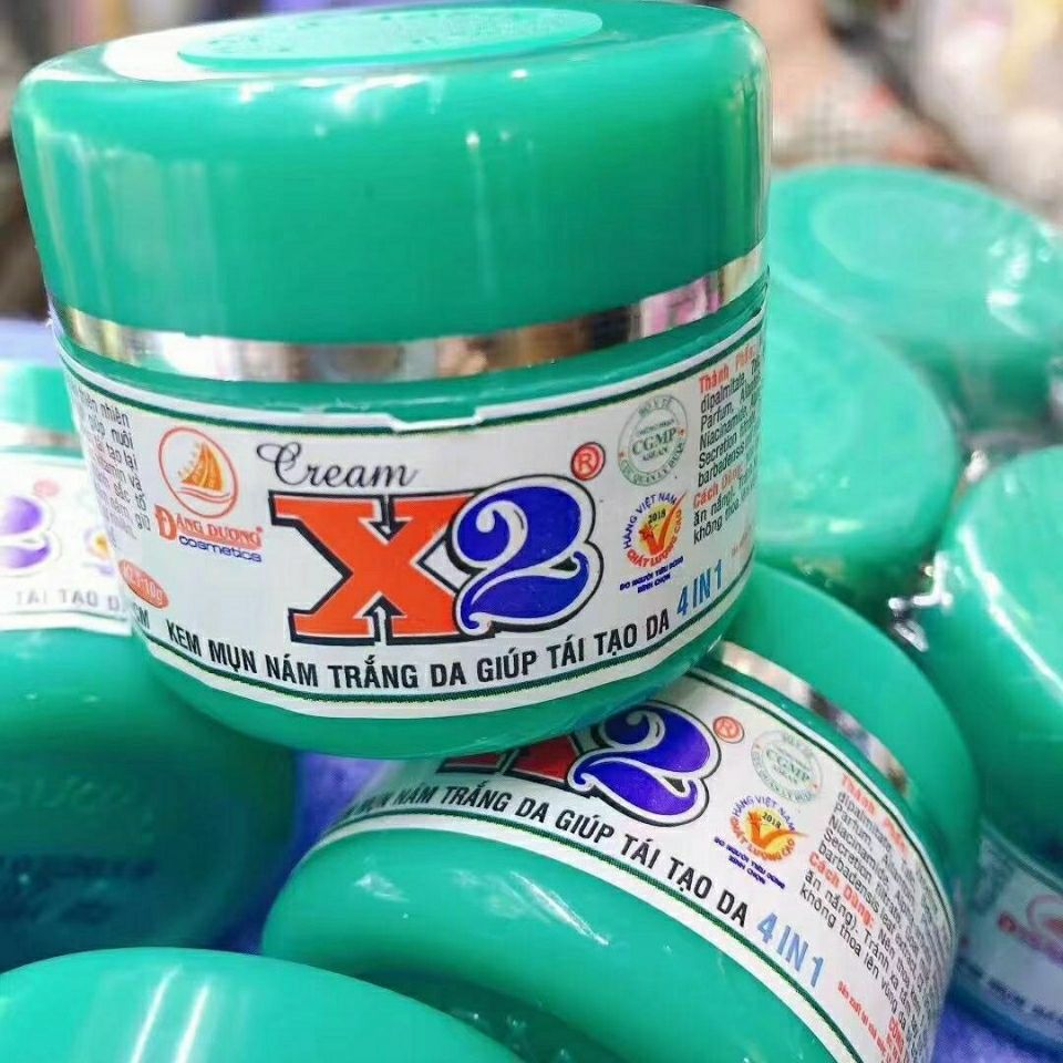 越南面霜 kem mun-nam-trang da X2