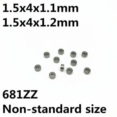 极速50Pcs 681XZZ Non-standard size 1.5x4x1.1 1.5x4x1.2 mm De