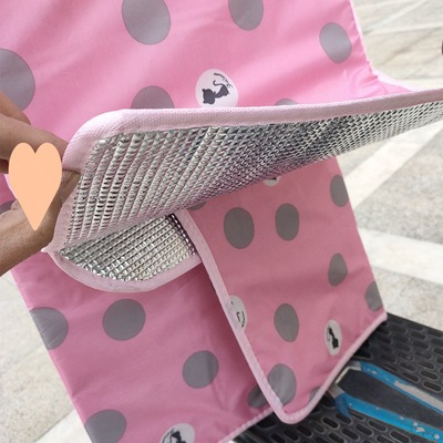 小型电动车挡风被夏季薄款可折叠电瓶车防风罩分体式踏板车挡风被