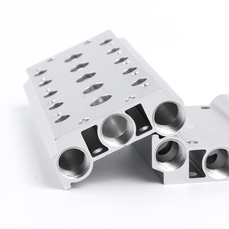 电磁阀底座4V210-08汇流板100M200M-2F3F4F5F6F7F8F9F10F位联阀板