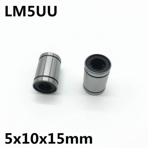 极速10pcs LM5UU ball bearing inner diameter 5x10x15mm guide