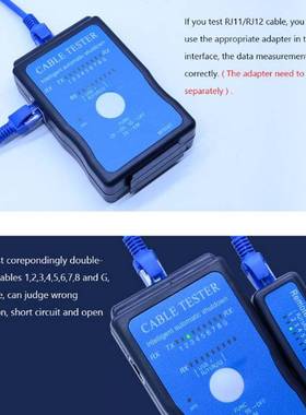 2021 HOT M726AT Cable Tester LAN USB RJ45 RJ11/RJ12 Network