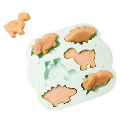 Silicone 6 Dinosaur Rice Cake Stencils DIY Animal Rice Cake