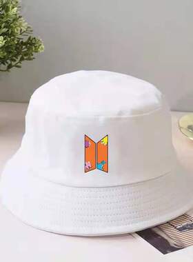 Hat Print Women Men Fisherman hat Fashion Sun hat