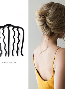 2021 korea Hair Sticks Women Hairclip Simplicity U Shape Gir