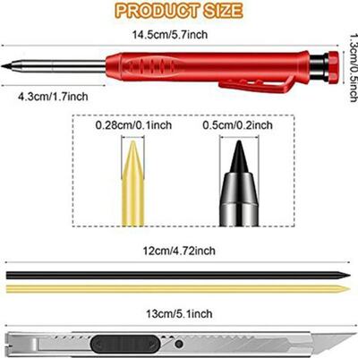 极速Solid Carpenter Pencil Construction Pencils With Refills