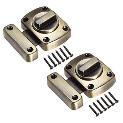 uxcell Rotate Bolt Latch, 1.5-inch Zinc Alloy Secur