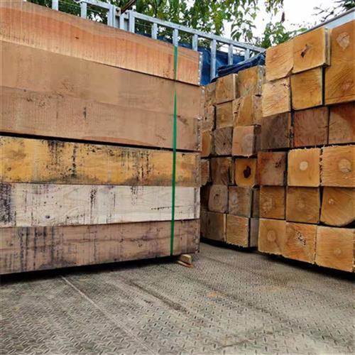 吊车泵浦车支腿垫板起重机随车实木方块垫脚吨枕木垫木硬杂木