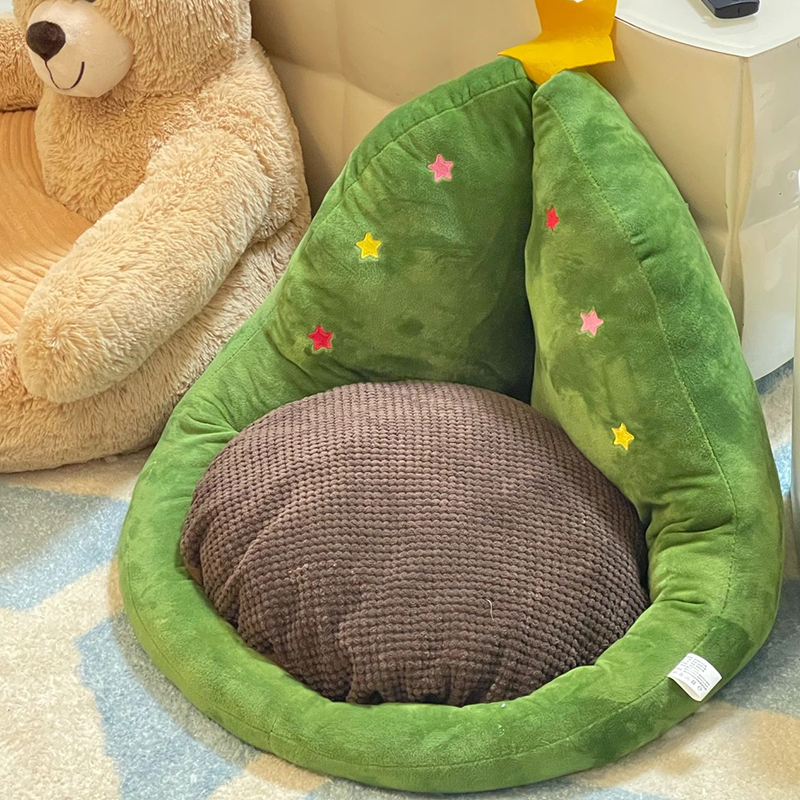 耶诞树懒人沙发坐垫秋冬家用办公室椅子卧室地上加厚靠垫座椅屁垫