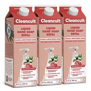 Soap Refill Grapefruit Cleancult 32oz Hand Basil Liquid