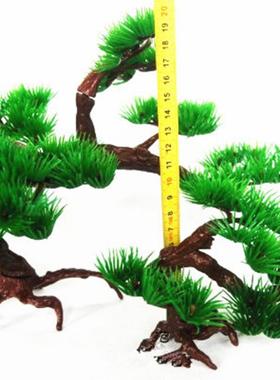 Fish Tank Aquarium Decoration Artificial Welcome Pine Plasti