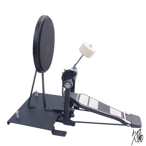 双踩练习器底鼓架子鼓单踩低鼓哑鼓踏板练习垫独立金属脚踏板