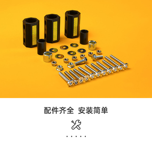 适用雅马哈旭鹰125护杠gym125t 配件前保护杆摩托车保险杠 3a改装