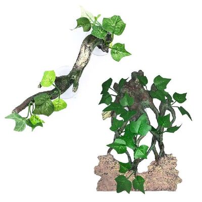 极速Aquarium Reptile Climbing Vines Terrarium Plant Fish Tan