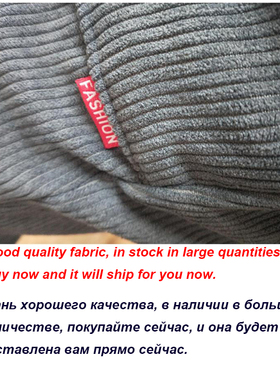 New Spring Men Trousers 2021 Elastic Waist Corduroy Pants Fa