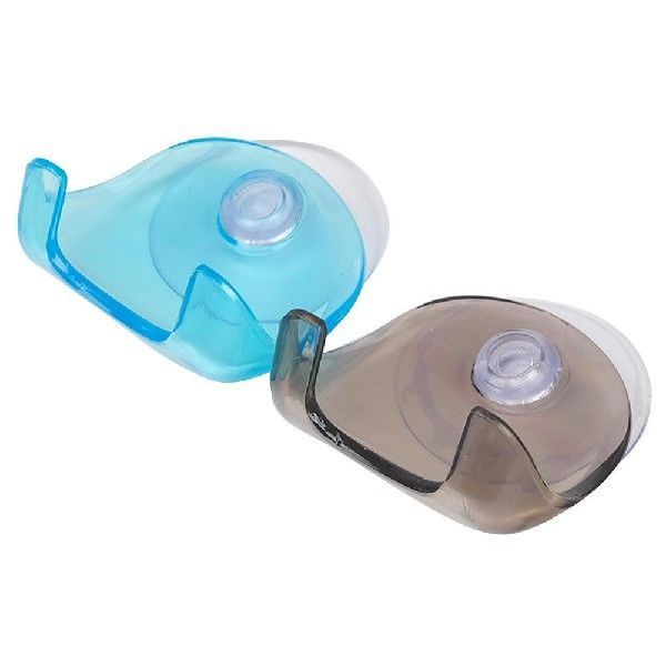 2pcs Plastic Shaver Holder Washroom Wall Sucker Suction Cup