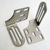 极速不锈钢304 201铝艺大门庭院天地插门轴重型可调节固定门配件