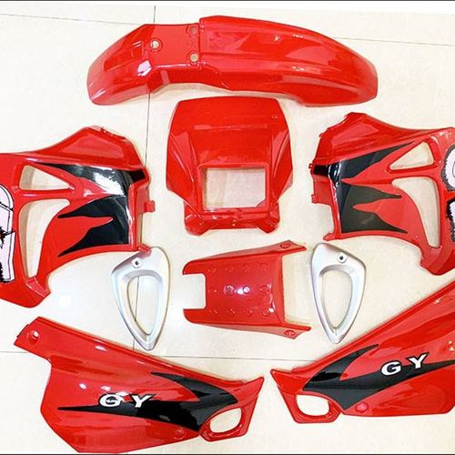 宗申ZS125GY越野摩托车 外壳 ZS150GY老式外观塑料覆盖件侧盖灯壳