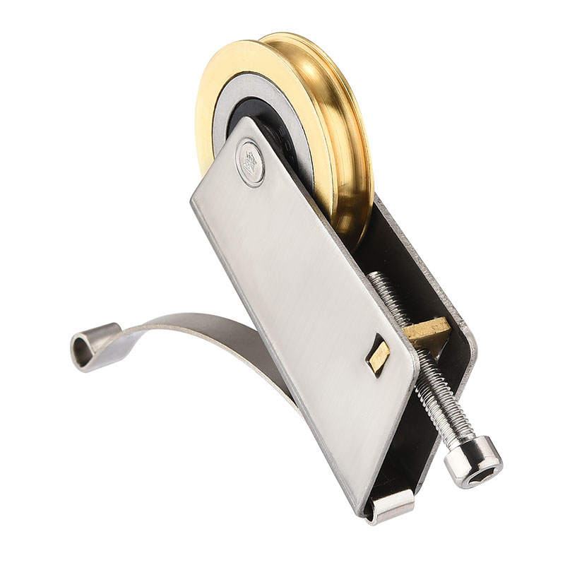 推拉门衣柜门滑轮下轮移门厨房轮子地轨道玻璃门卫生间滚轮导轨