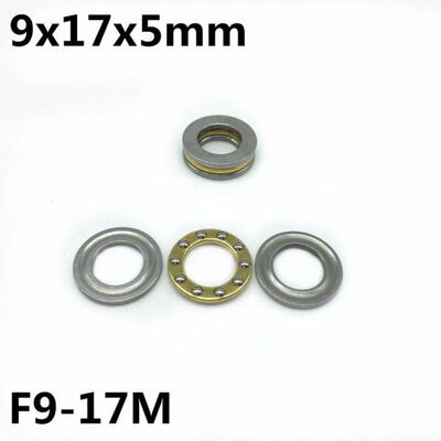 极速50Pcs F9-17M 9x17x5mm Axial Ball Thrust Bearing plane th