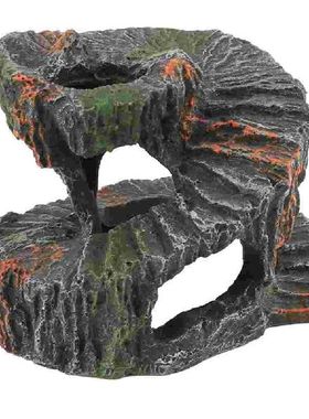 Aquarium Tank Platform Reptile Cave Turtle Hiding Basking