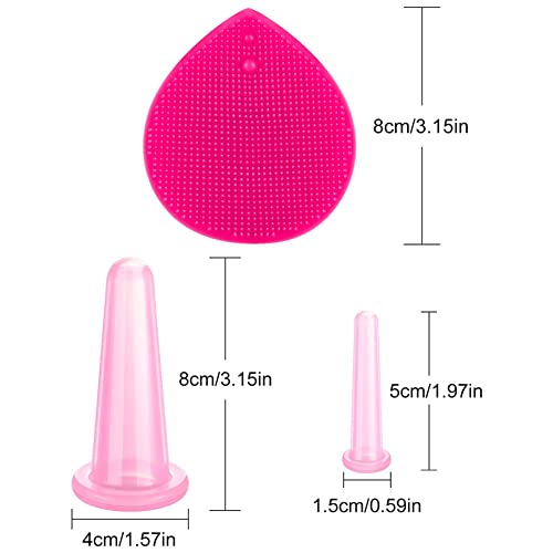 Silicone Facial Cupping Set for Face and Neck -Anti Aging Ey