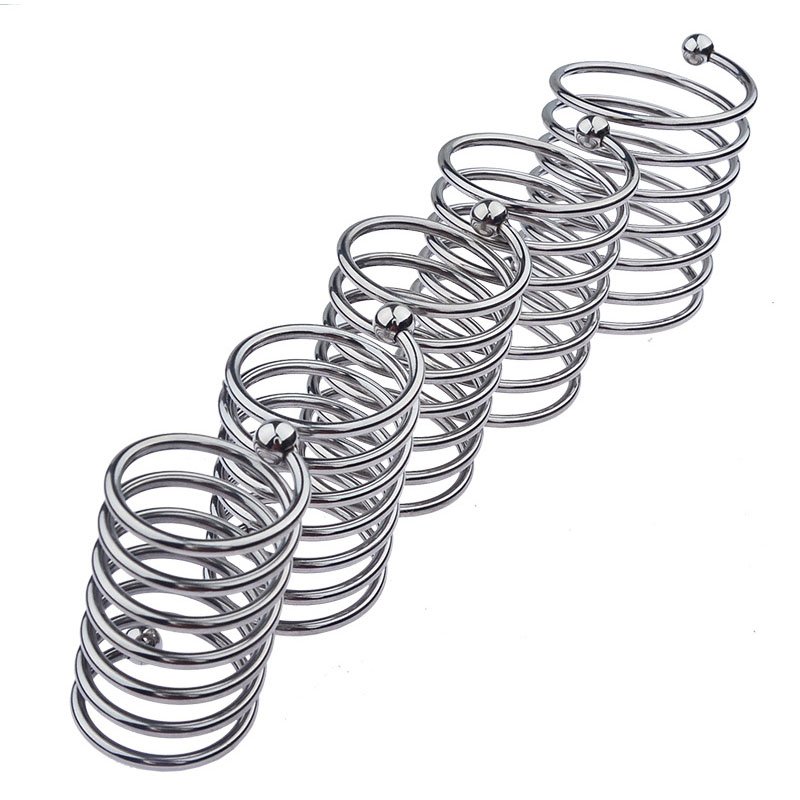 A  Stainless Steel Penis Dildo Ring Wave Thread Cock Rings