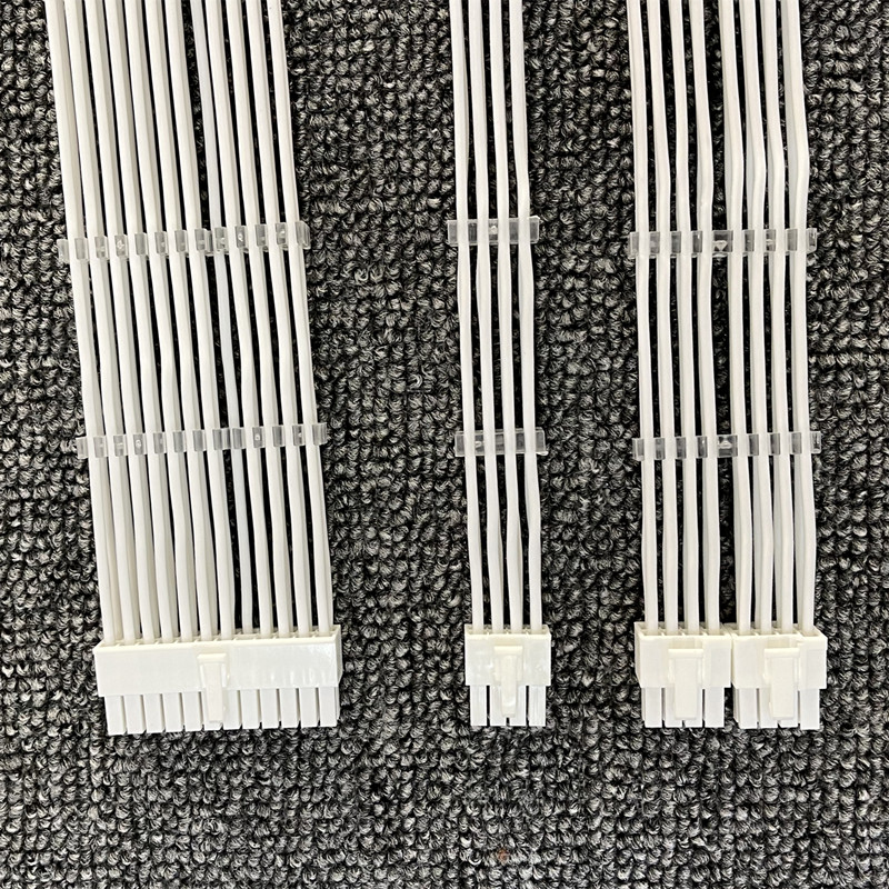 电源全模组定制线海盗船安钛克海韵华硕追风者振华矽胶镀银包网路