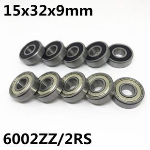 6002ZZ 15x32x9 极速50Pcs quality ball bearing 2RS High 6002
