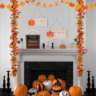 极速Fall Sign Plaque Hanging Wooden Door Front Wood Letter