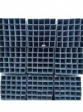 极速新款新厂销镀锌方管10f0100矩形管黑铁管Q235空心方管镀锌方