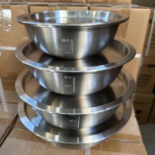 DsiMaa304不锈钢套盆4盖4盆八件套20222426cm