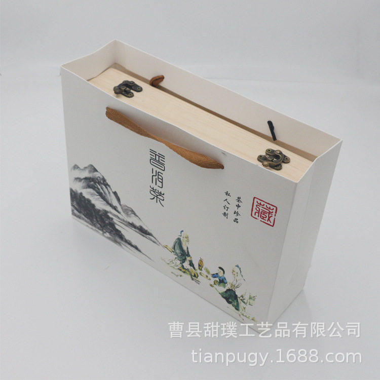 厂家直销普洱茶茶叶包装礼盒空盒一公斤砖茶高档木盒木盒定做