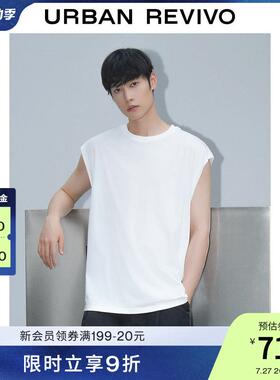 2024夏季新款男装时尚百搭舒适棉质圆领坎肩背心UMB440002