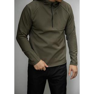 复唔工装 古半拉链弹力速干连刃帽卫衣户外运动cityob 美WR244HO0式