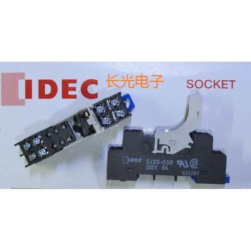 IDEC和泉SJ2S-05B rj2s-cl-d24 ac220v配套8脚继电器底座