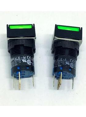 正品IDEC和泉AL6-M AL6Q-M14GC M14RC自复位YC GC带灯按钮正方形W