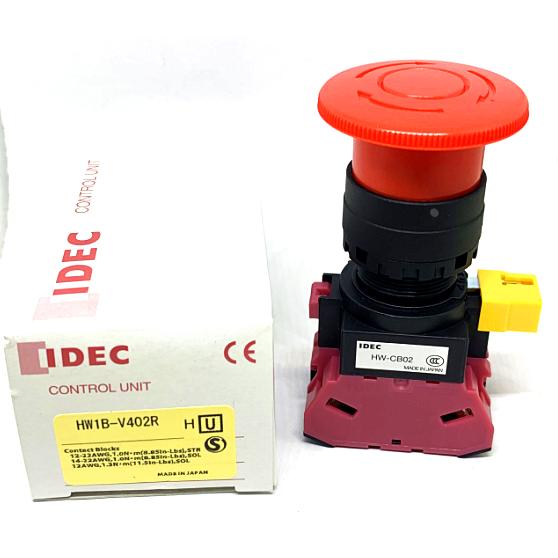 IDEC和泉HW1B-V402R v401R 411R CB02 01 CB11 22 404急停开关U01