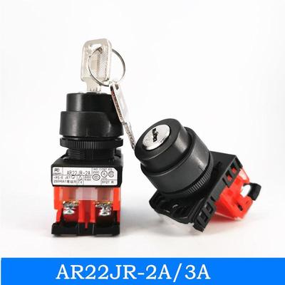 AR22JR-2A 3A 11A10A 二三档钥匙选择按钮开关AR30JR-2A富士