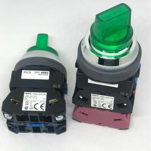 IDEC正品和泉ASLN22211DNG 32211DNG绿色R按钮2档R1开1闭带灯0201