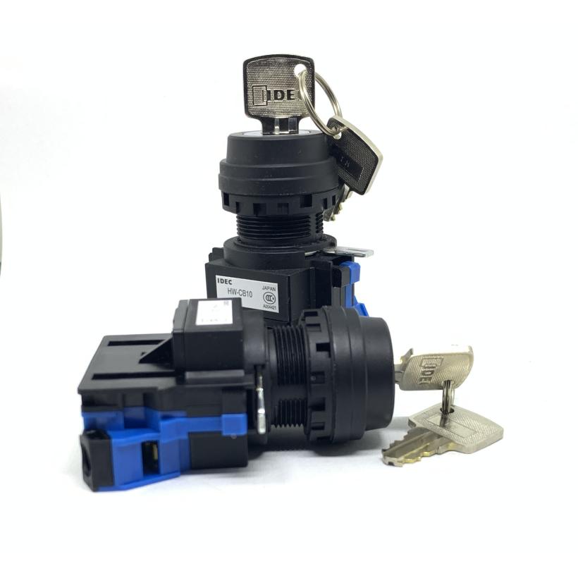 IDEC和泉HW1K-2A10 HW1K-2A01 2A11 2A02 3A20钥匙选择开关孔22