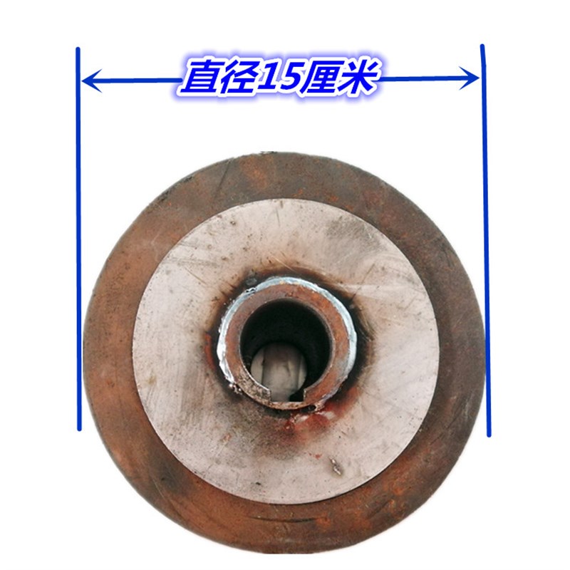 混凝土搅拌机胶轮 12/14厘米宽皮轮 小滚筒输送带摩擦轮子 支撑轮